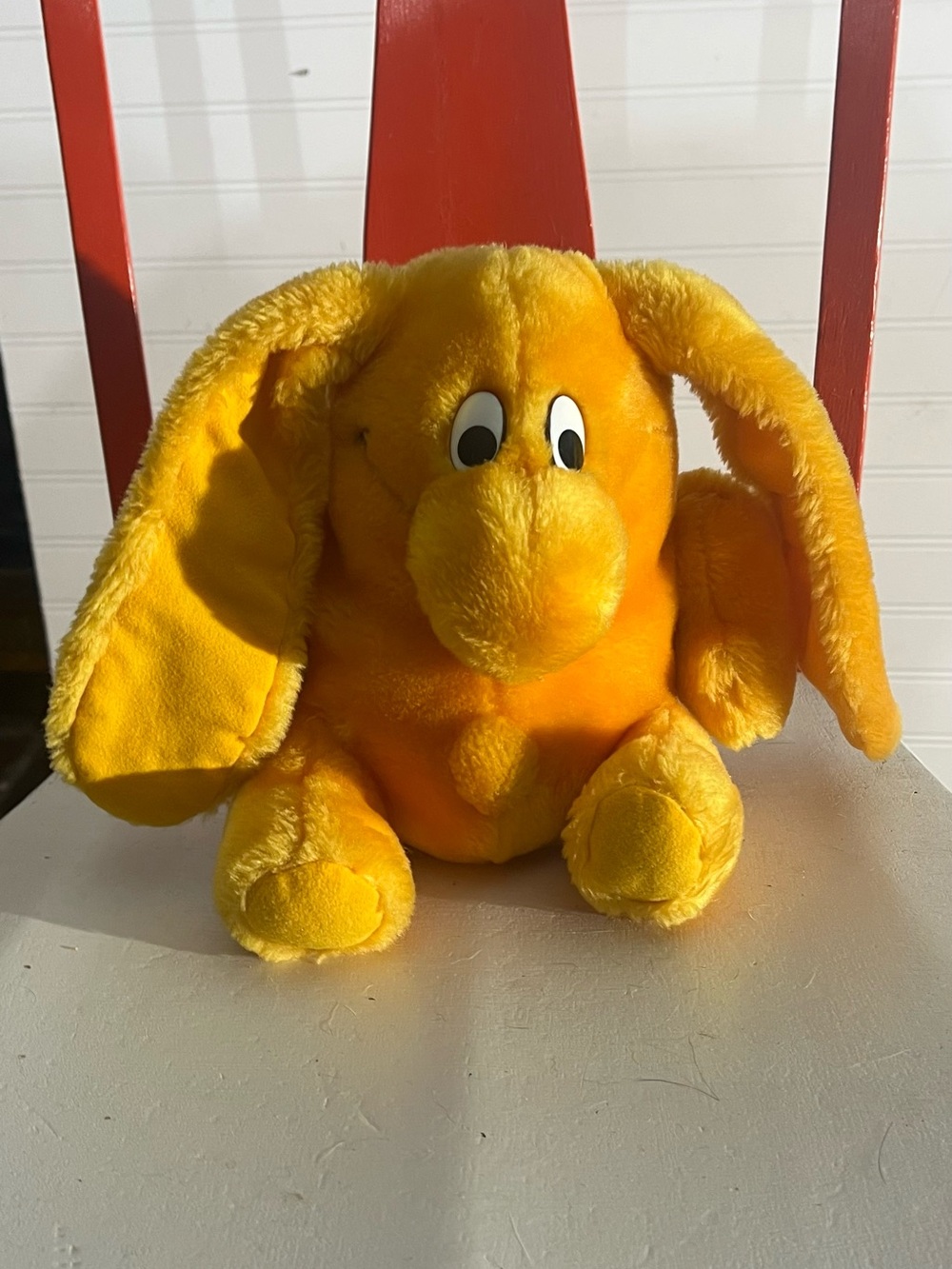 Vintage Kodak Kolorkins Orange Snap Plush Creature Good condition No Tags